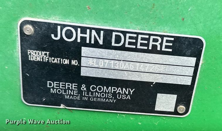 image for item DO5000 2009 John Deere 7130S  MFWD tractor