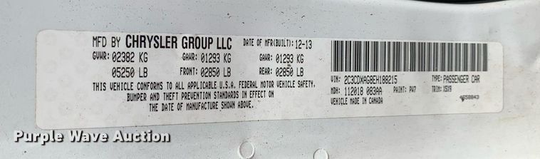 image for item DP8632 2014 Dodge Charger Police