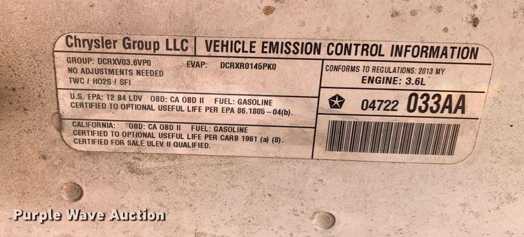 image for item DP8634 2013 Dodge Charger Police