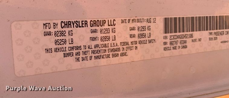 image for item DP8634 2013 Dodge Charger Police