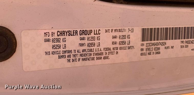 image for item DP8635 2013 Dodge Charger Police