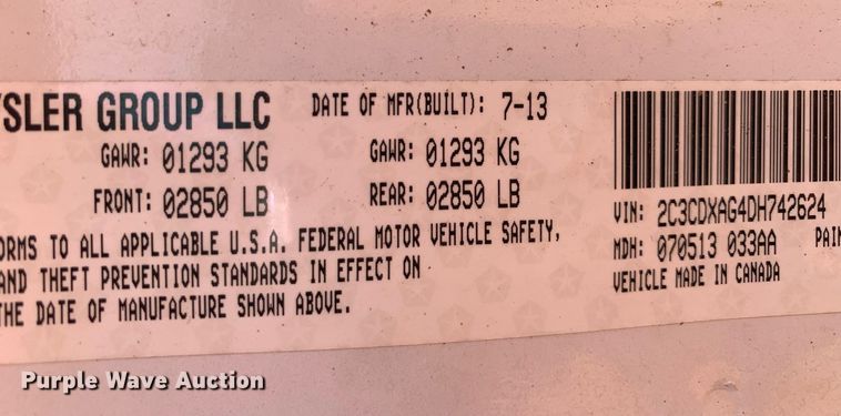 image for item DP8635 2013 Dodge Charger Police