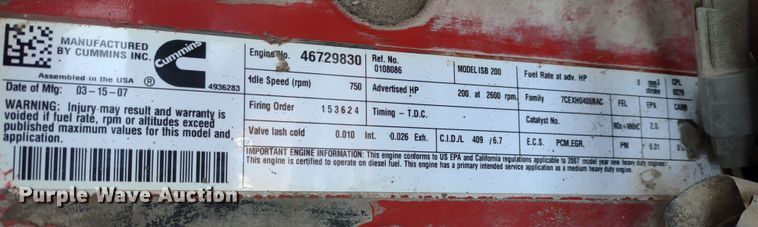 image for item DR8171 2008 Blue Bird Vision  school bus