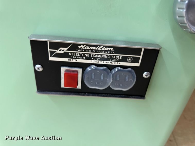 image for item JJ9941 Hamilton  examination table