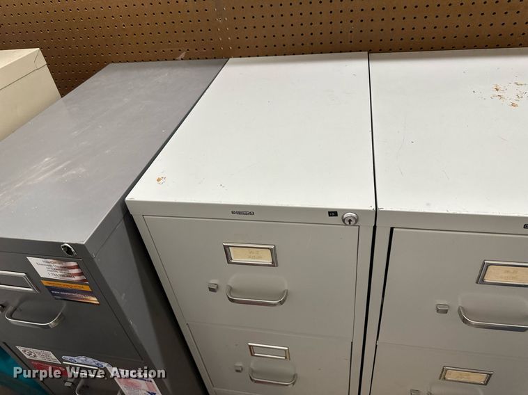 image for item JJ9942 (6) four drawer file cabinets