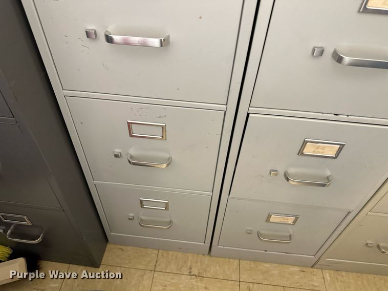 image for item JJ9942 (6) four drawer file cabinets