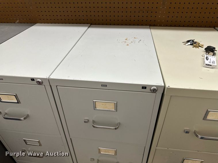 image for item JJ9942 (6) four drawer file cabinets