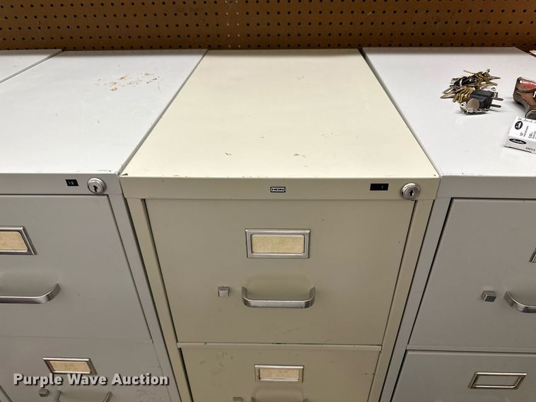 image for item JJ9942 (6) four drawer file cabinets