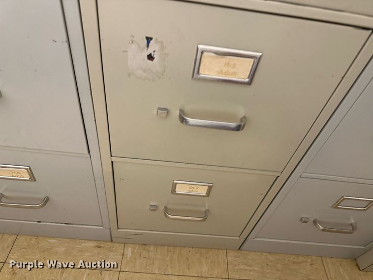 image for item JJ9942 (6) four drawer file cabinets