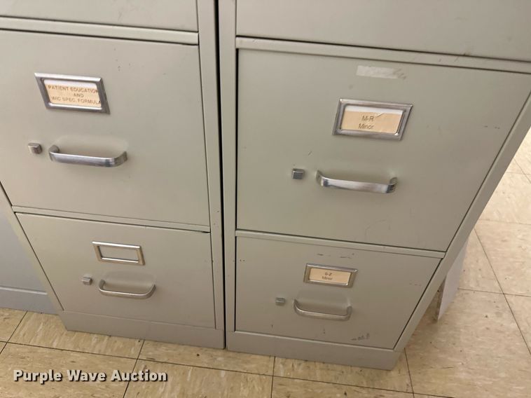image for item JJ9942 (6) four drawer file cabinets