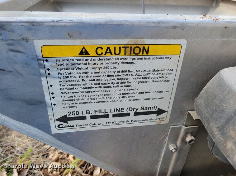 image for item JO9061 Curtis  UTV spreader