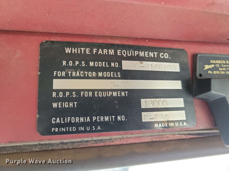 image for item JO9108 White Field Boss 2-85  tractor