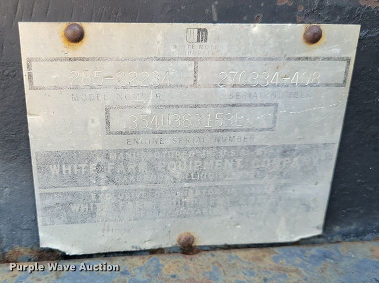 image for item JO9108 White Field Boss 2-85  tractor