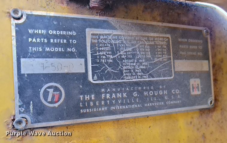 image for item JO9116 Hough H50  wheel loader