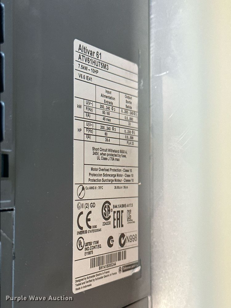 image for item KL9095 (5) Variable Frequency Drives