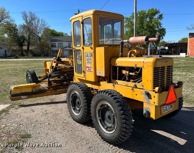 image for item KL9170 1969 Galion 503A  rigid frame motor grader