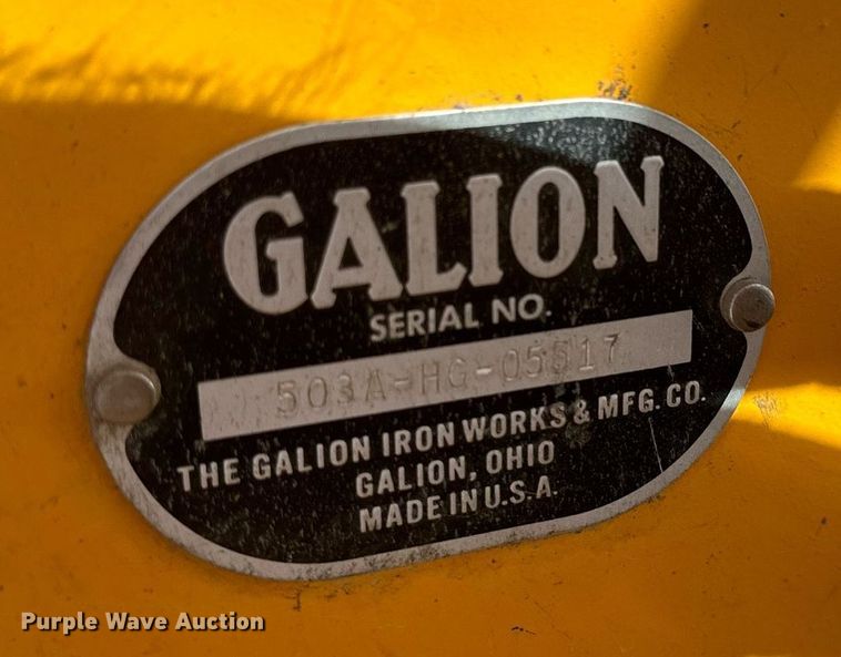image for item KL9170 1969 Galion 503A  rigid frame motor grader