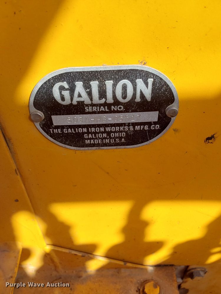 image for item KL9170 1969 Galion 503A  rigid frame motor grader