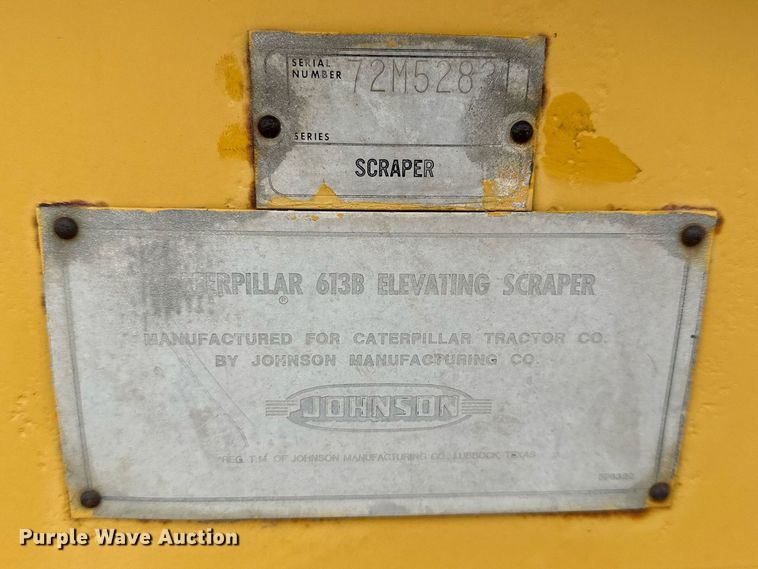 image for item KL9212 1979 Caterpillar 613B  elevating scraper