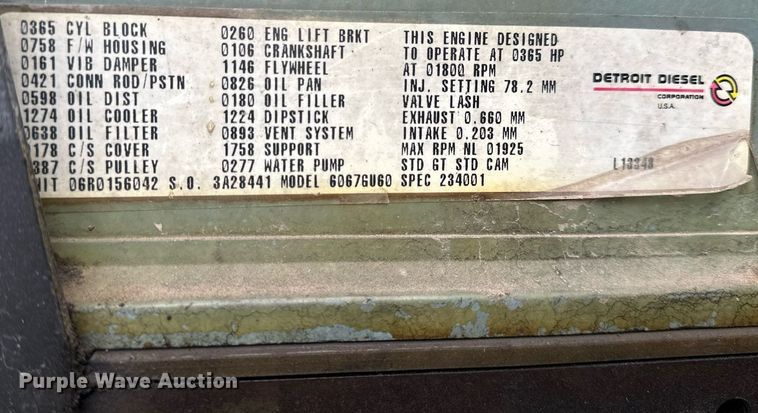 image for item KL9213 1994 Kenworth T800  dump truck