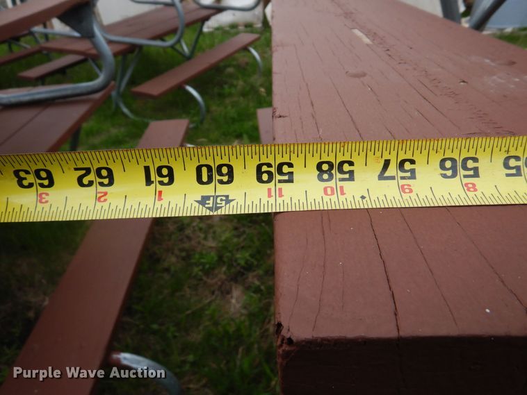 image for item KU9979 (12) picnic tables