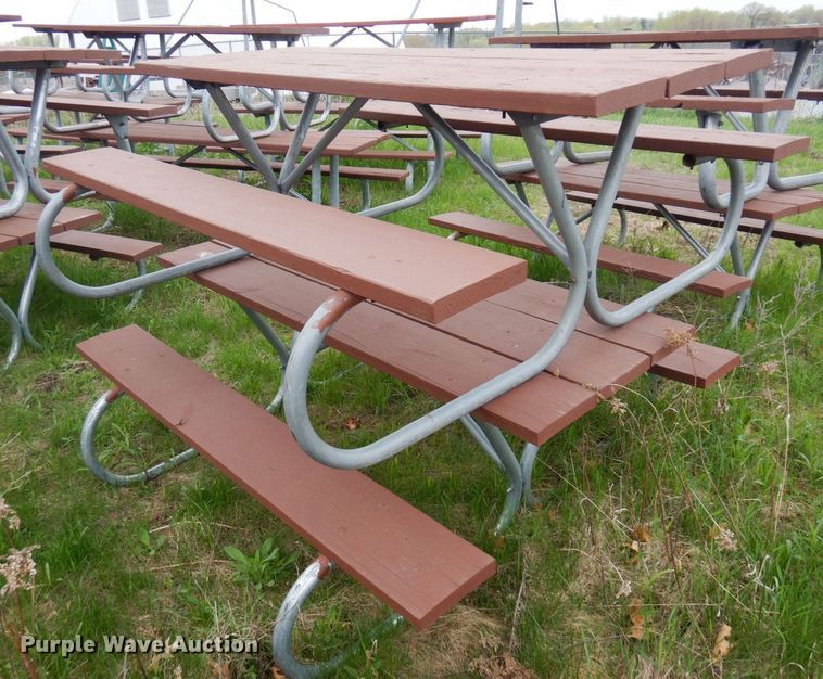image for item KU9979 (12) picnic tables
