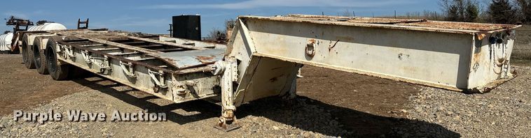 image for item KV9579 1970 Transport Trailers, Inc. GTY 50 FS  equipment trailer