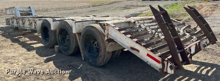 image for item KV9579 1970 Transport Trailers, Inc. GTY 50 FS  equipment trailer