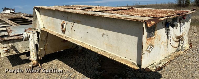 image for item KV9579 1970 Transport Trailers, Inc. GTY 50 FS  equipment trailer