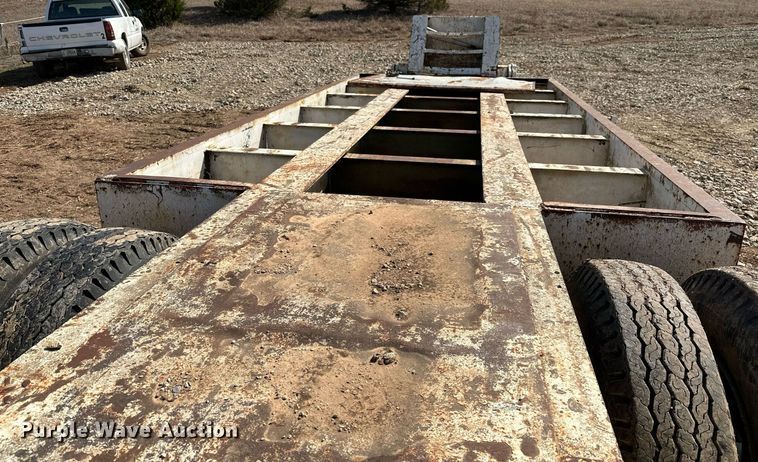 image for item KV9579 1970 Transport Trailers, Inc. GTY 50 FS  equipment trailer