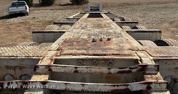 image for item KV9579 1970 Transport Trailers, Inc. GTY 50 FS  equipment trailer