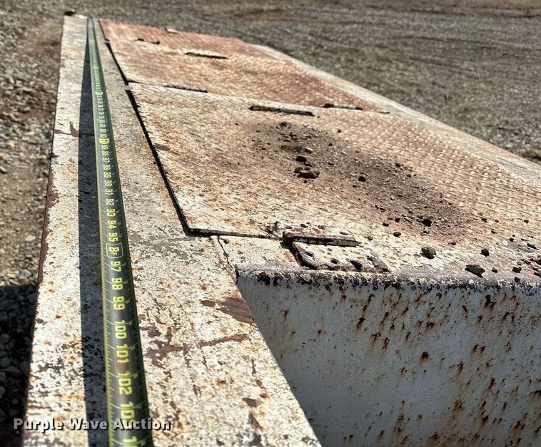 image for item KV9579 1970 Transport Trailers, Inc. GTY 50 FS  equipment trailer