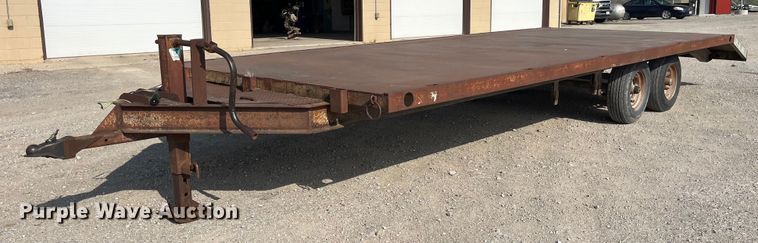 image for item LA9929 1978 Shop built  equipment trailer