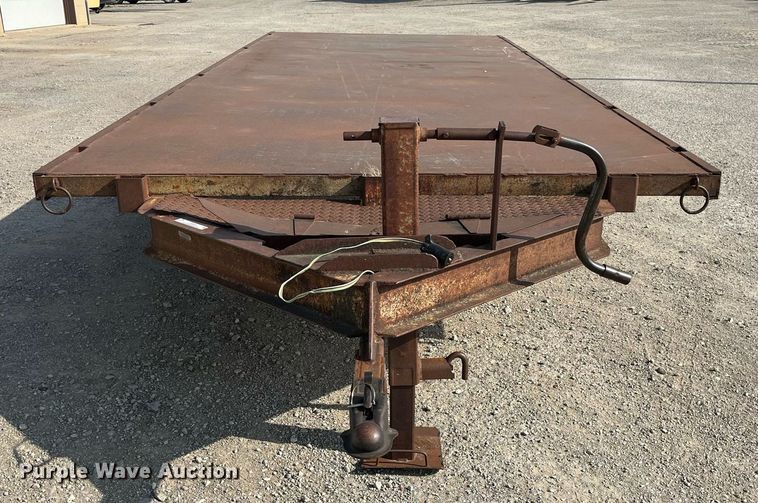 image for item LA9929 1978 Shop built  equipment trailer