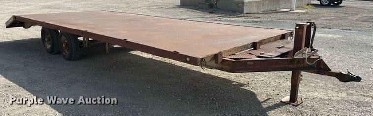 image for item LA9929 1978 Shop built  equipment trailer