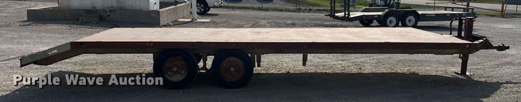 image for item LA9929 1978 Shop built  equipment trailer