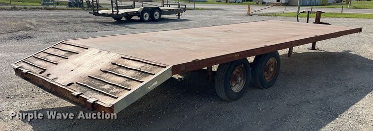 image for item LA9929 1978 Shop built  equipment trailer