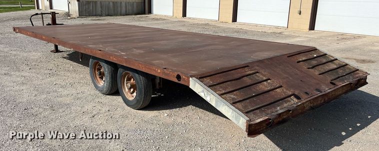 image for item LA9929 1978 Shop built  equipment trailer