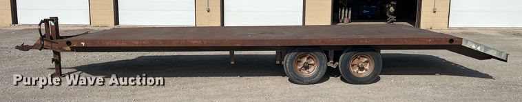 image for item LA9929 1978 Shop built  equipment trailer