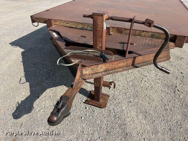 image for item LA9929 1978 Shop built  equipment trailer