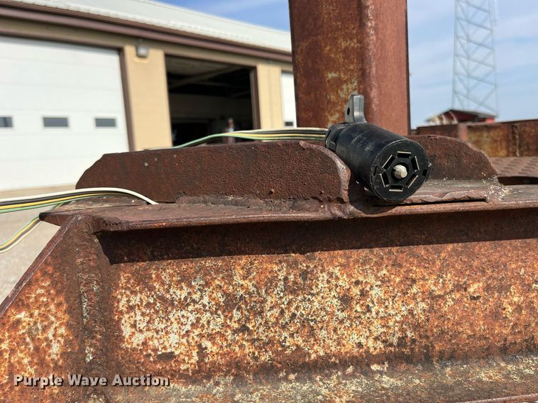 image for item LA9929 1978 Shop built  equipment trailer