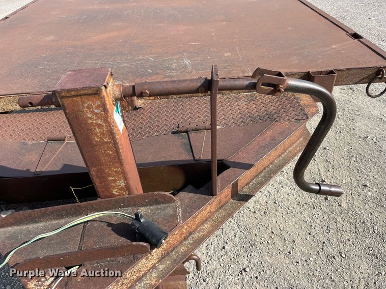 image for item LA9929 1978 Shop built  equipment trailer