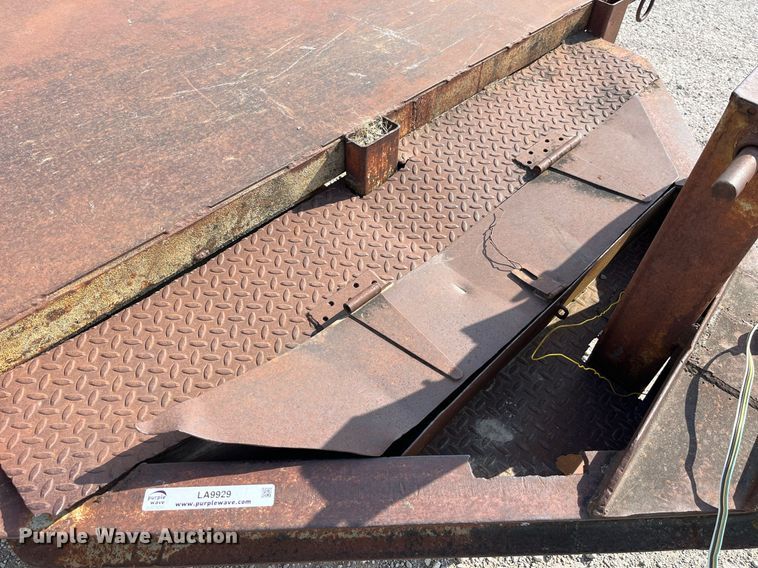 image for item LA9929 1978 Shop built  equipment trailer