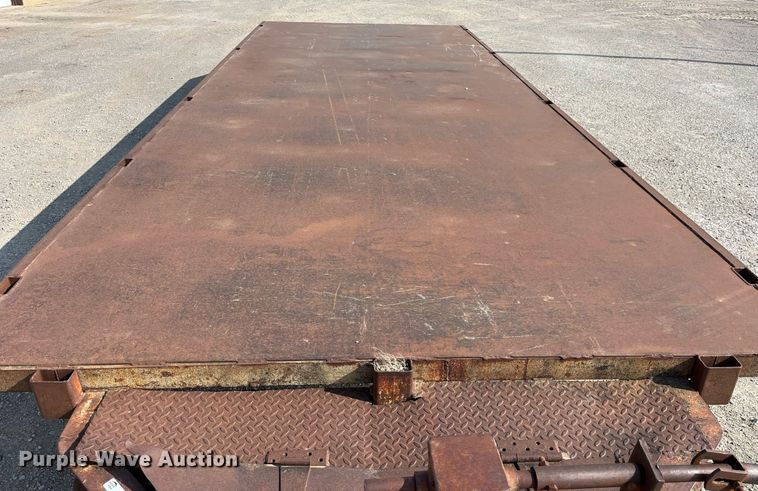 image for item LA9929 1978 Shop built  equipment trailer