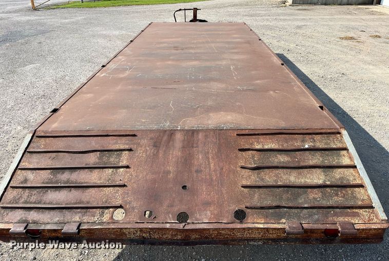 image for item LA9929 1978 Shop built  equipment trailer