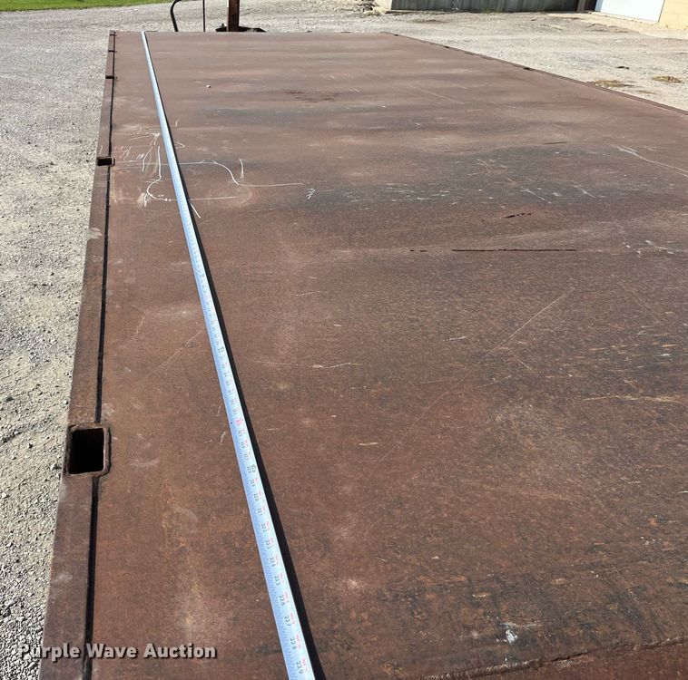 image for item LA9929 1978 Shop built  equipment trailer