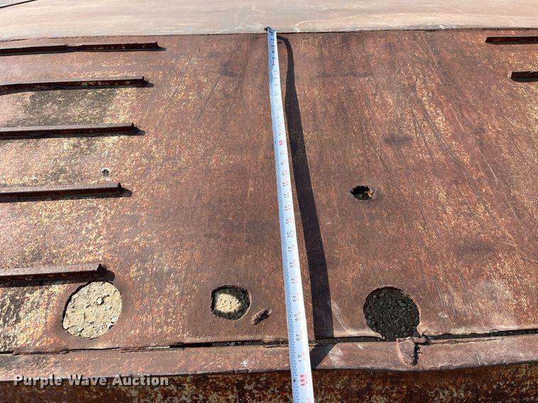 image for item LA9929 1978 Shop built  equipment trailer