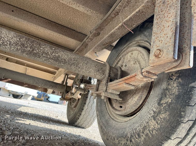 image for item LA9929 1978 Shop built  equipment trailer