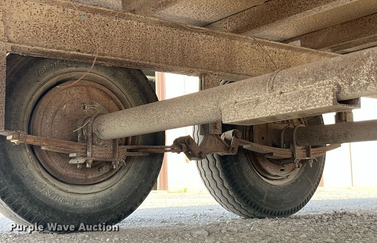 image for item LA9929 1978 Shop built  equipment trailer