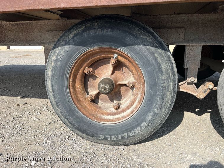 image for item LA9929 1978 Shop built  equipment trailer